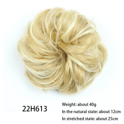 Messy Chignon Donut Hair Bun Pad in Fawn Brown colour, a versatile hair accessory that creates a stylish and effortless bun hairstyle.