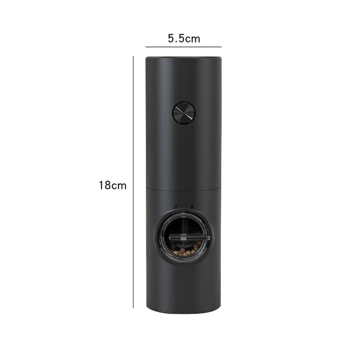 Portable Mini Electric Spice Grinder with adjustable coarseness and automatic operation for fresh, perfectly ground spices