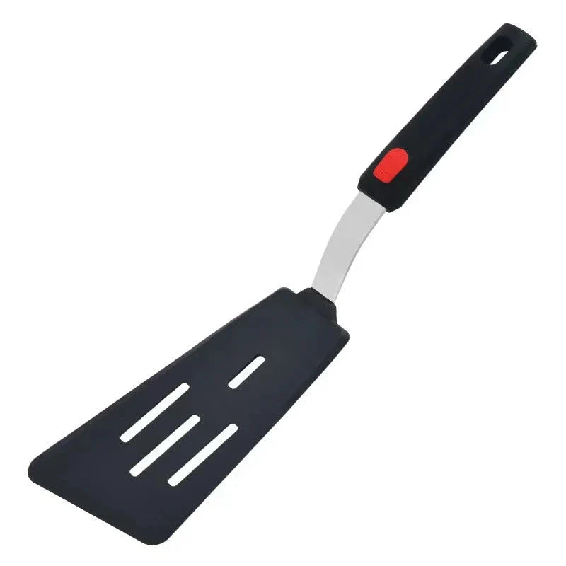 High-performance silicone spatula with stainless steel core for durable, heat-resistant cooking