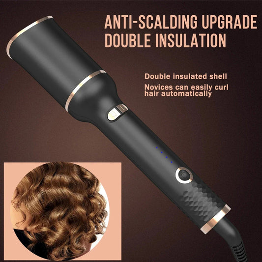 Auto-Rotating Ceramic Hair Curler with Salon-Quality Curling Capabilities