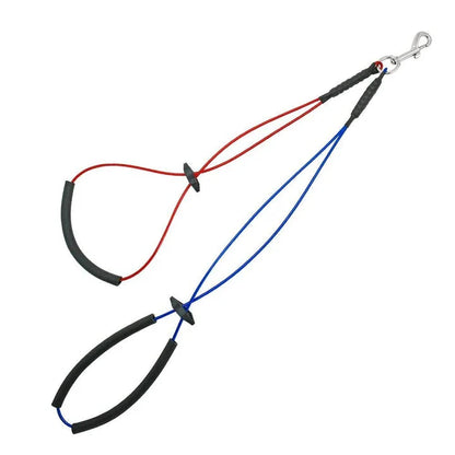 Colourful pet grooming harness with adjustable buckles, made with premium nylon for durability and comfort.