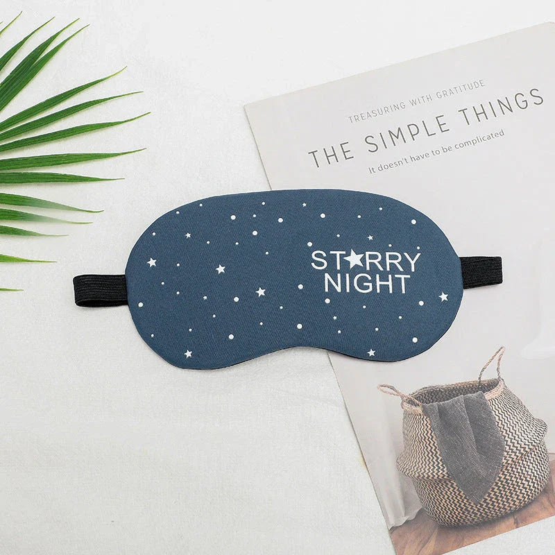 Homeenjoy UK Adjustable Cotton & Silk Sleep Mask for Total Blackout