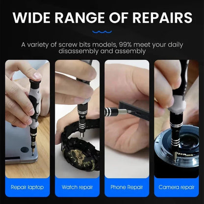 Comprehensive 115-in-1 Precision Screwdriver Set for Professional Repairs and DIY Projects