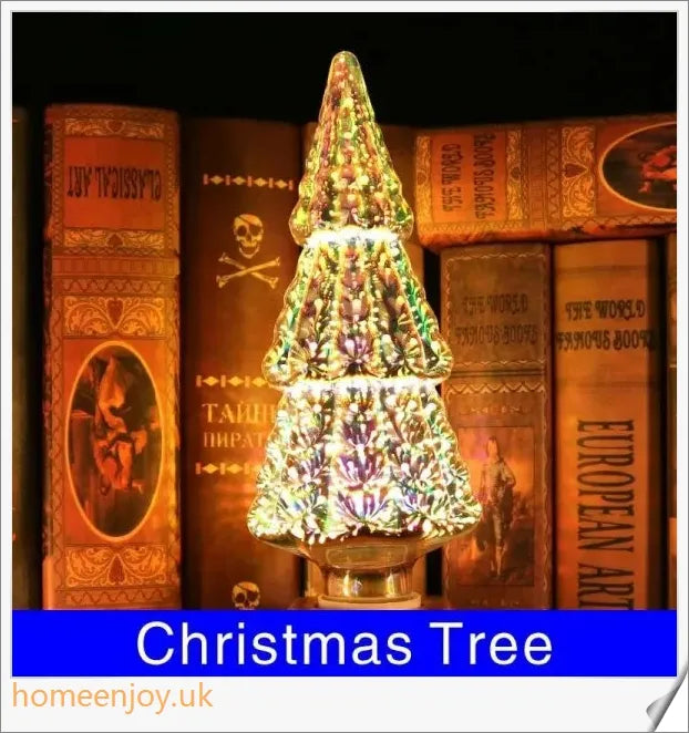 Premium glass 3D decorative LED light bulbs in various patterns and designs for enchanting home illumination