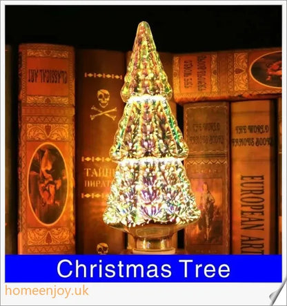 Premium glass 3D decorative LED light bulbs in various patterns and designs for enchanting home illumination