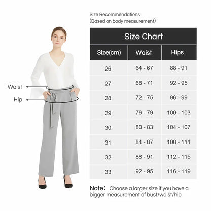 Chic silk wide-leg trousers in a sophisticated grey colour, featuring a high-waist design and relaxed fit for all-day comfort and style.