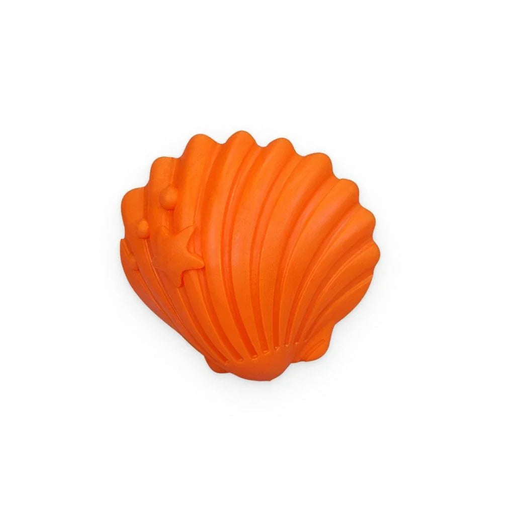 Orange flower-shaped clip-on air freshener for vehicles, providing long-lasting Squash Marine scent