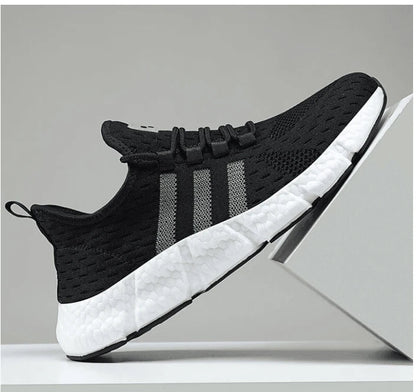 Pair of lightweight, breathable sports casual trainers with a popcorn design in various colours