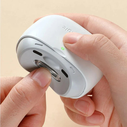 Pro Touch Electric Nail Clipper with Infrared Protection and LED Light for Effortless, Safe, and Precise Nail Trimming