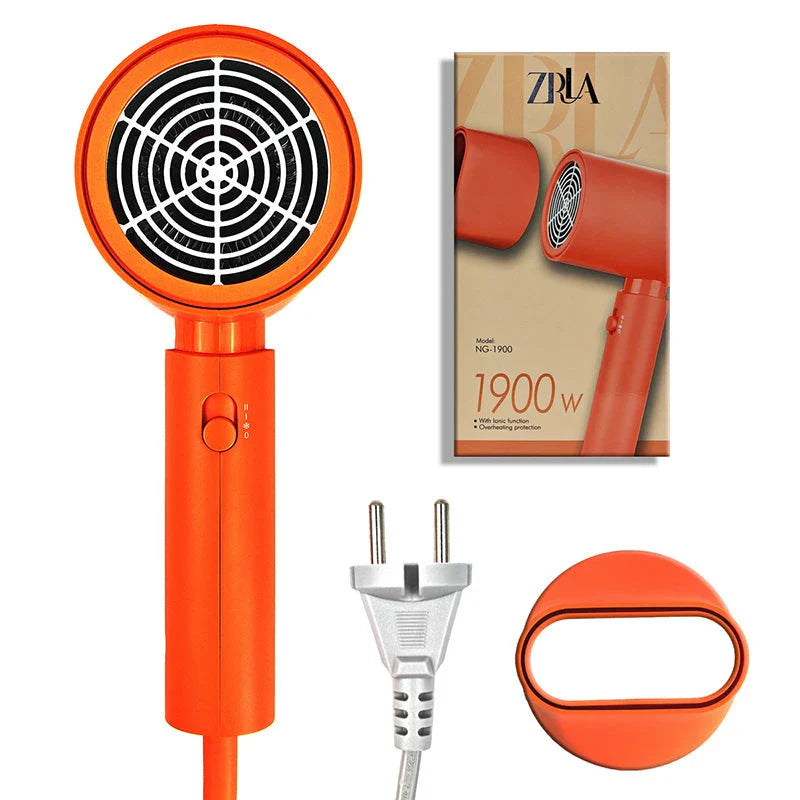 Salon-Standard Electric Turbine Hair Dryer for Efficient Drying and Versatile Styling