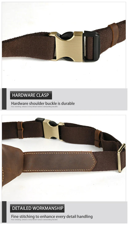 A classic leather satchel bag with a retro-inspired design, suitable for everyday use and commuting on a motorcycle.