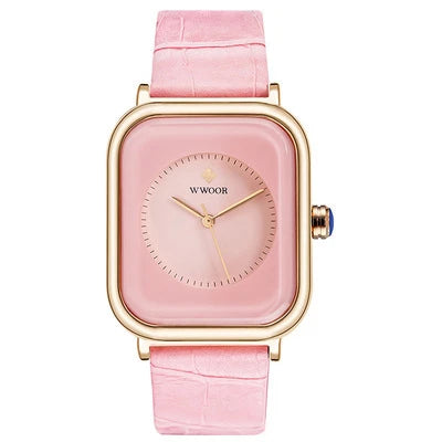 Elegant Quartz Ladies Watch with a sleek, square-shaped face and a high-quality quartz movement, the perfect accessory for the modern British woman.