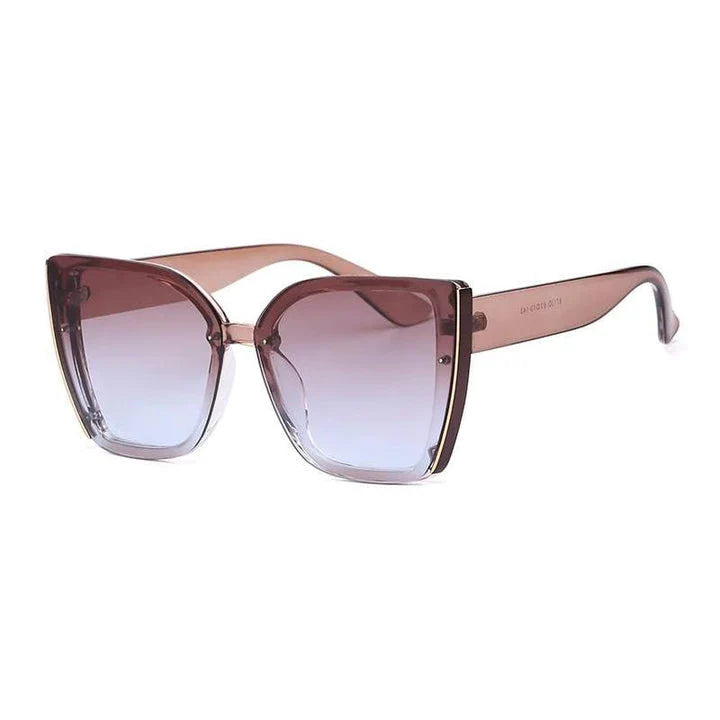 Chic oversized cat eye sunglasses with a vintage-inspired design and UV400 protection for stylish British women