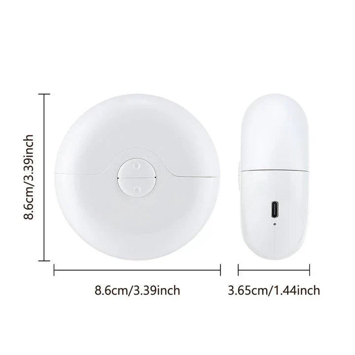 Premium electric 2-in-1 nail clipper and polisher with integrated nail clippings compartment, cordless design, and user-friendly features