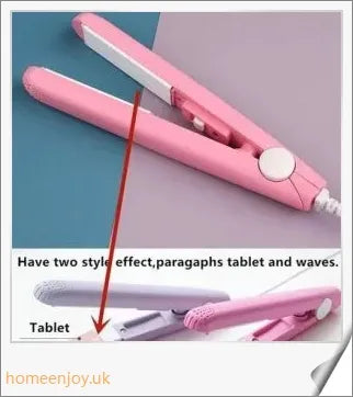 Ceramic Mini Hair Curler with 3D floating plate for creating smooth, silky hairstyles