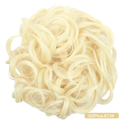 Messy Chignon Donut Hair Bun Pad in Fawn Brown colour, a versatile hair accessory that creates a stylish and effortless bun hairstyle.