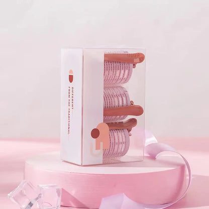Heatless self-grip hair rollers for creating voluminous curls and waves without using damaging heat