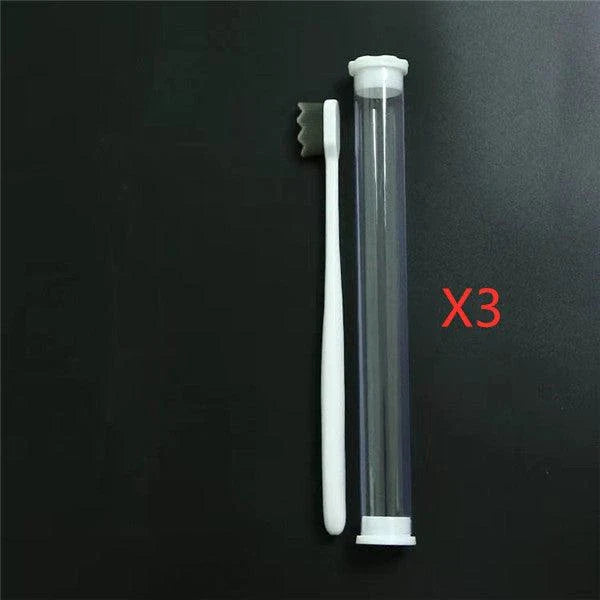 Premium soft-bristle toothbrush with 20,000 bristles for thorough, gentle dental cleaning in the UK