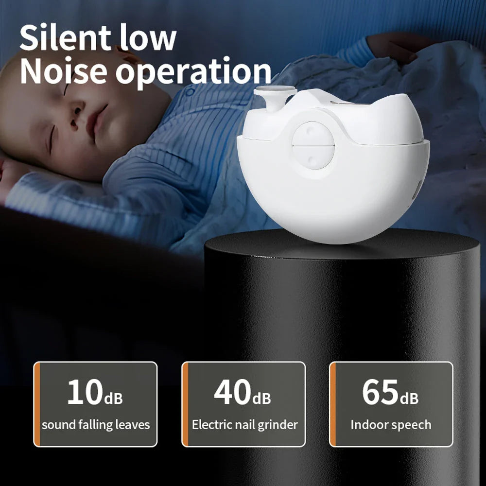 Premium electric 2-in-1 nail clipper and polisher with integrated nail clippings compartment, cordless design, and user-friendly features