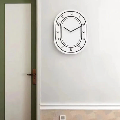Elegant Minimalist White Wall Clock with Clean, Modern Design for Contemporary Homes