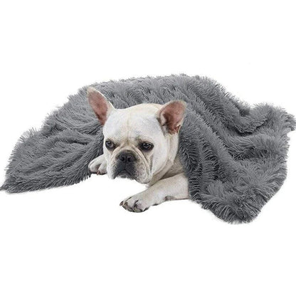 Cosy plush sleeping blanket for pets, available in small, medium, and large sizes, with a soft and luxurious design to provide ultimate comfort for your furry friend.