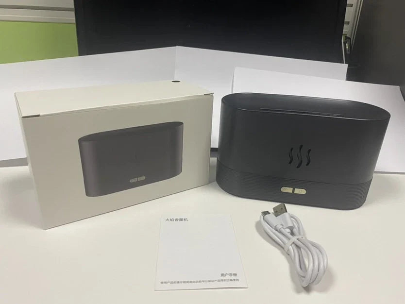 Premium Flame Humidifier with Aromatic Mist and Mesmerising Lighting Effect