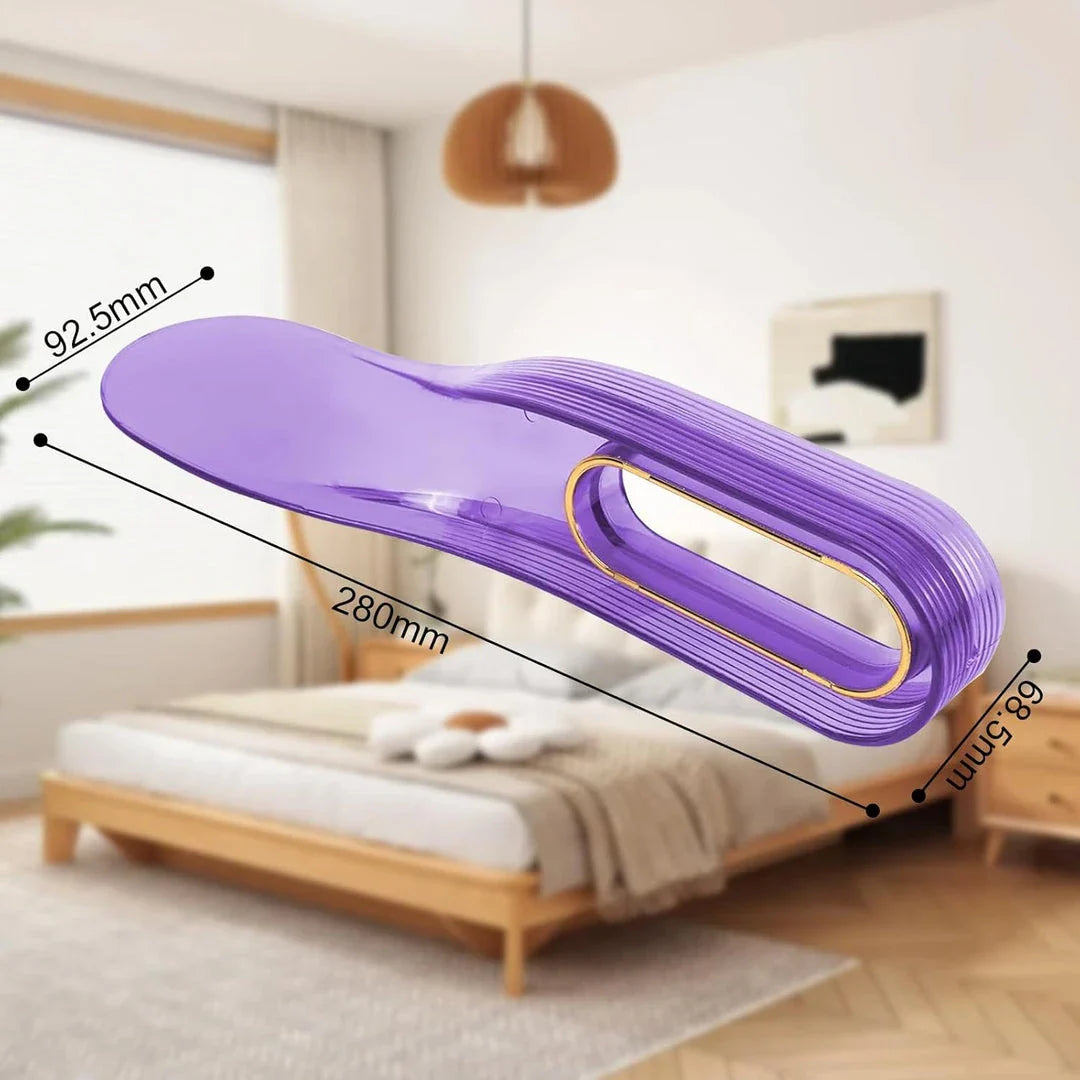 Ergonomic mattress lifting tool with 30-degree angled design and rounded handle for easy, comfortable mattress adjustment