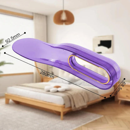 Ergonomic mattress lifting tool with 30-degree angled design and rounded handle for easy, comfortable mattress adjustment