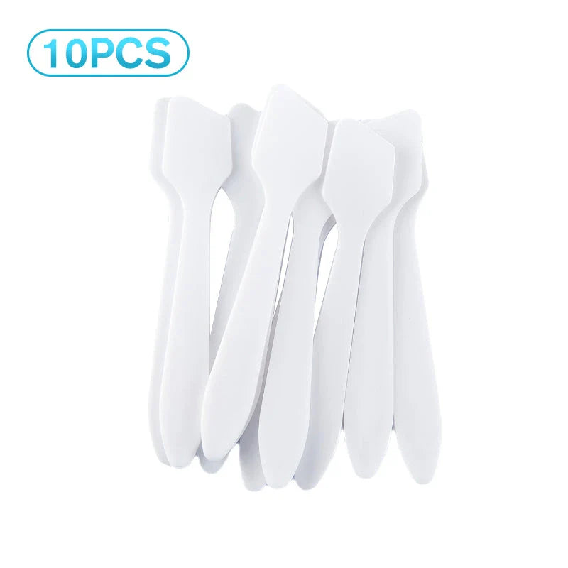 10 Vibrant Mini Cosmetic Spatulas for Precise Skincare and Makeup Application