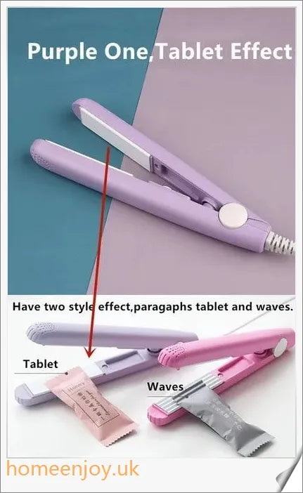 Ceramic Mini Hair Curler with 3D floating plate for creating smooth, silky hairstyles