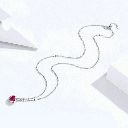 Trendha Sterling Silver Necklace - A captivating accessory that blends British elegance with modern sophistication
