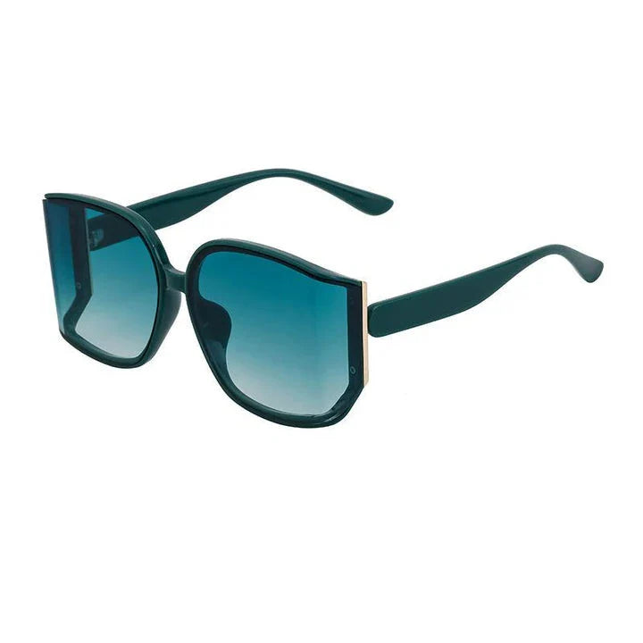 Chic and oversized square sunglasses with gradient lenses, providing UV protection and a stylish look for women