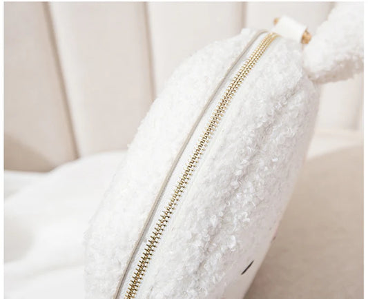 A beautiful hand-woven bag made with premium cotton material and featuring a delicate animal-inspired pattern
