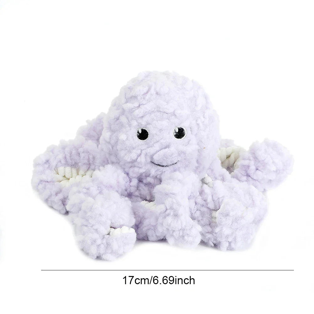 Durable plush squeaky crocodile-shaped dog toy made of premium fleece for safe, engaging playtime