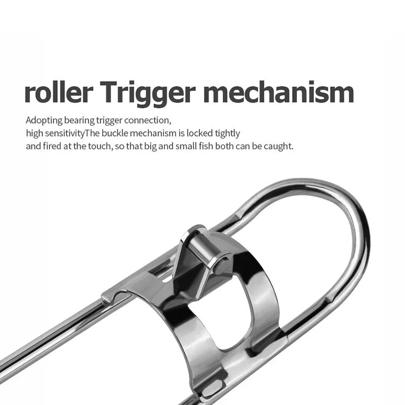 Premium stainless steel sea fishing rod holder with automatic lifter feature for securing and raising fishing rods