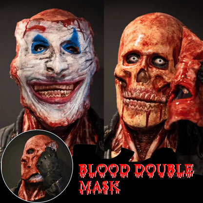 Spooktacular Halloween Horror Mask Headgear with premium latex construction and adjustable straps for a customisable fit
