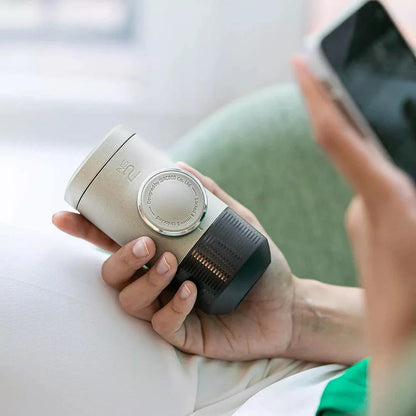 Portable Espresso Maker NS2, a compact and eco-friendly device that allows you to enjoy rich, creamy espresso anywhere.