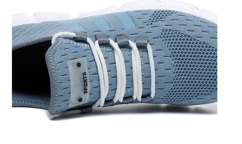 Pair of lightweight, breathable sports casual trainers with a popcorn design in various colours