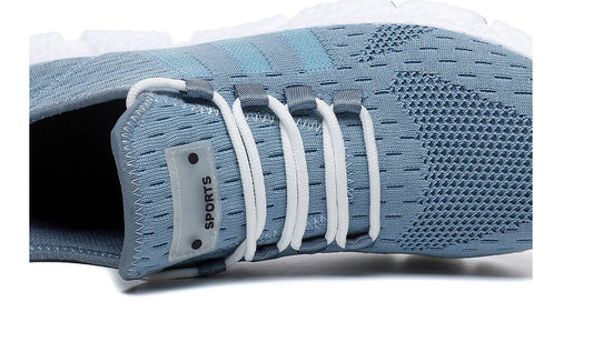 Pair of lightweight, breathable sports casual trainers with a popcorn design in various colours