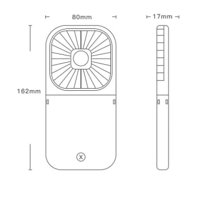 Compact, portable mini fan with adjustable speeds and whisper-quiet operation, suitable for students and outdoor use