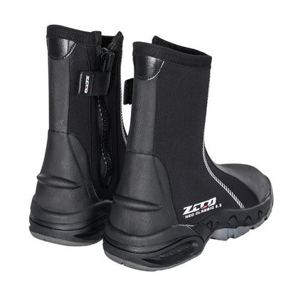 Premium non-slip outdoor beach and diving boots with durable rubber outsole and neoprene upper for waterproof protection and superior grip