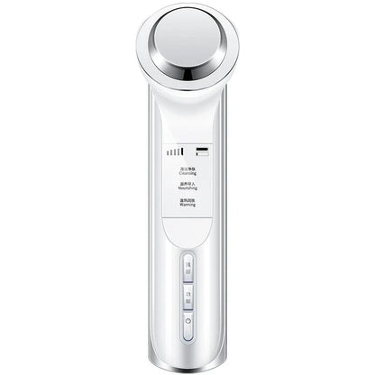 Sleek, modern facial cleansing device with versatile attachments for effective blackhead removal and deep pore cleansing