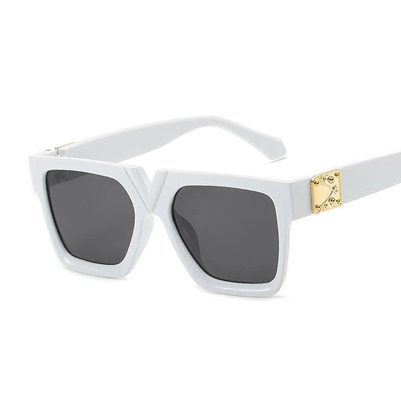 Chic and stylish square sunglasses with a durable plastic frame and premium acrylic lenses for women in the UK