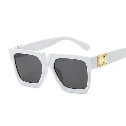 Chic and stylish square sunglasses with a durable plastic frame and premium acrylic lenses for women in the UK