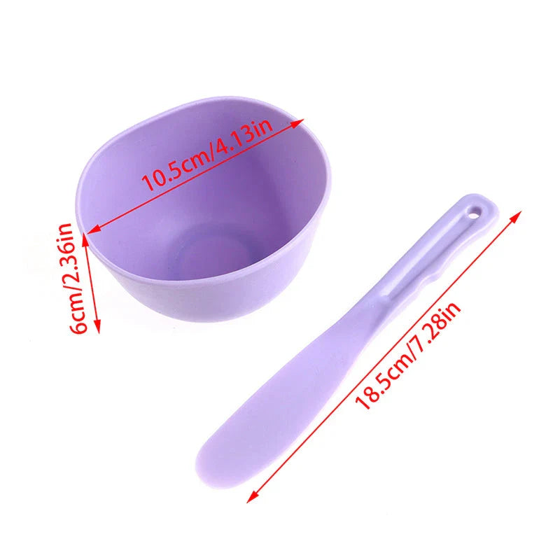 A set of high-quality tools for mixing, stirring, and applying homemade facial masks at home or on the go.