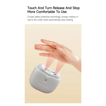 Pro Touch Electric Nail Clipper with Infrared Protection and LED Light for Effortless, Safe, and Precise Nail Trimming