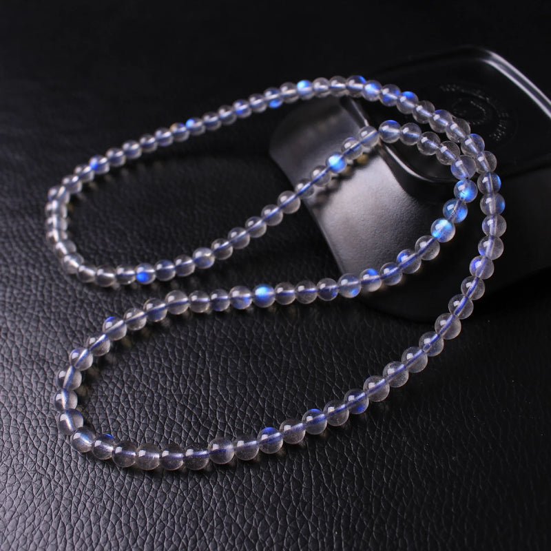 Homeenjoy UK Elegant Grey Moonstone Trio Bracelet