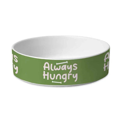 Stylish and durable ceramic pet food bowl in various colours for dogs and cats