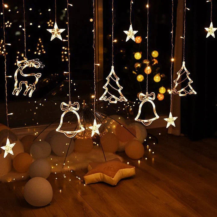 Enchanting Christmas Decoration Pendant Night Light with warm, ambient glow
