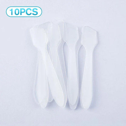 10 Vibrant Mini Cosmetic Spatulas for Precise Skincare and Makeup Application